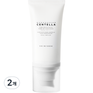 SKIN1004 理膚天使 馬達加斯加積雪草潤色防曬乳, 50ml, 2個
