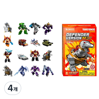 블로키 미미월드 트랜스포머 피규어 디펜더 버전 랜덤발송 DV04, 4개