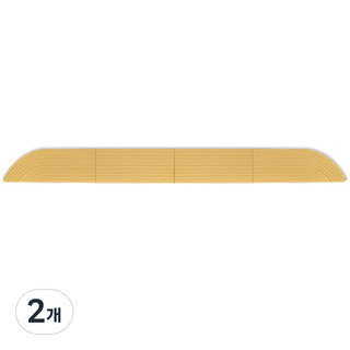 BananaBuilding 掃地機器人門檻斜坡板, 2個, 黃色