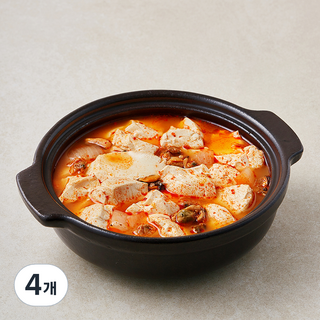 집반찬연구소 해물 순두부찌개, 650g, 4개