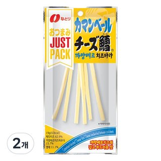 Natori Food 卡門貝爾起司鱈魚條, 2包, 19g