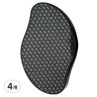 크블랑스 고급 발각질 제거기 블랙 65 x 108 mm, 200g, 4개, 1개입