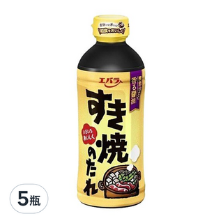 Ebara 荏原 壽喜燒醬 關東風味 500ml 日式經典調味 輕鬆烹調美味壽喜燒, 5瓶