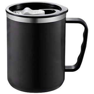 JOEKI 304不鏽鋼咖啡隨行杯 01, 1個, 黑色, 500ml