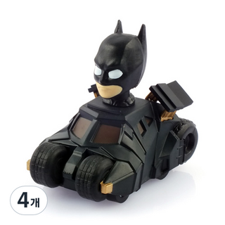 BEAST KINGDOM 野獸國 黑闇騎士蝙蝠俠後衛迷你車公仔 BKD062472, 4個