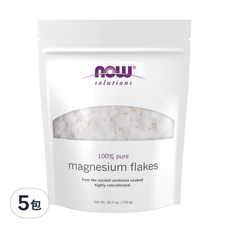 NOW solutions 鎂浴鹽, 750g, 5包