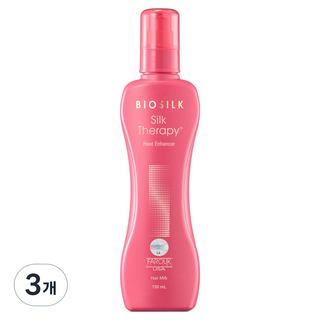 실크테라피 히트인핸서 열보호 손상 모발 강화 밀크 헤어 에센스, 150ml, 3개