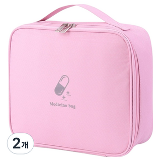 舒適空間 旅行用急救包 大型 淺粉色, 2個