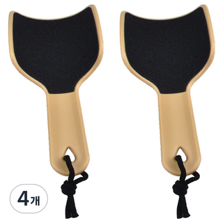 Market Ring 乾淨多樣足部去角質器 淺棕色, 4個, 200g, 1入