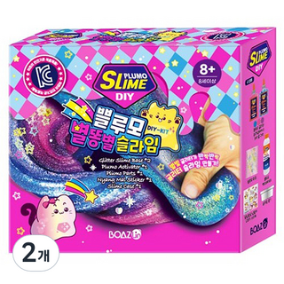 BOAZLin Plumo DIY流星史萊姆 780g, 2個, 隨機出貨