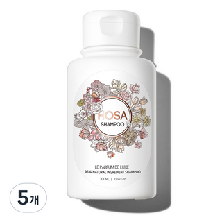 HOSA 香氛洗髮精, 300ml, 5個