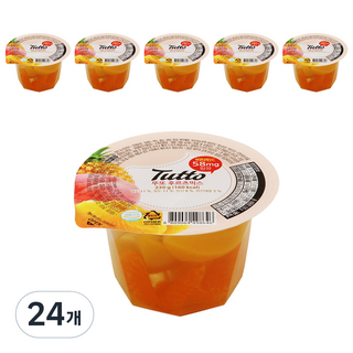 Tutto 水果混合果凍, 230g, 24個
