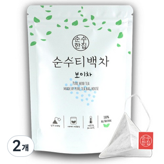 Sunsuhouse 普洱茶三角茶包, 1g, 10包, 2袋