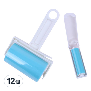 可重複使用黏毛滾輪 清潔刷毛器, 18 x 11 x 6.5cm, 12個