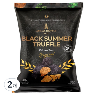 AROMATRUFFLE Black Summer松露洋芋片 原味, 2個, 45g