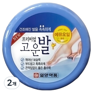 IL-YANG 一洋藥品 New Premium 柔嫩美足腳後跟角質護理, 2個, 1入, 100g