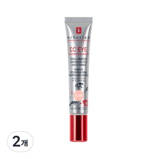 에르보리앙 CC 아이 크림, 클레어, 2개, 10ml