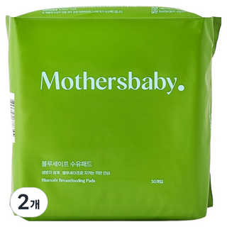 마더스베이비 블루세이프 일반형 수유패드, 2개, 30개입