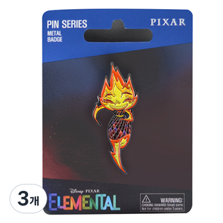 Iknowk 迪士尼 元素方城市 書桌裝飾單面徽章 安寶 2, 3個, 1入