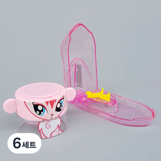 BLACK MADE 磨藥器 + 切藥器套組 粉紅色, 6套