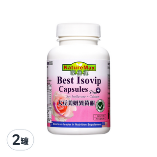 NatureMax 家倍健 大豆異黃酮膠囊 Soy Isoflavone + Calcium, 0.71g, 30顆, 2罐