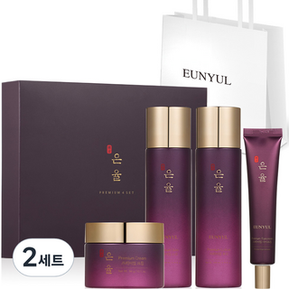 eunyul 韓方保濕滋潤護膚禮盒 4款組+購物袋, 2組