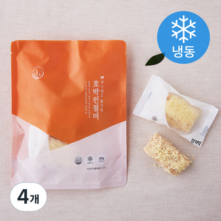 창억 부드럽고 쫄깃한 호박 인절미 (냉동), 300g, 1개입, 4개