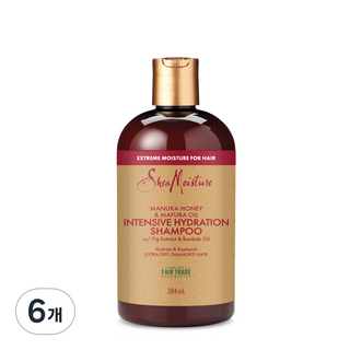 시어모이스처 마누카허니 앤드 마푸라오일 샴푸, 384ml, 6개