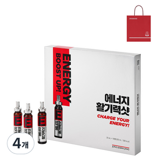 정관장 정품 에너지 활기력샷 + 쇼핑백, 20ml, 64개