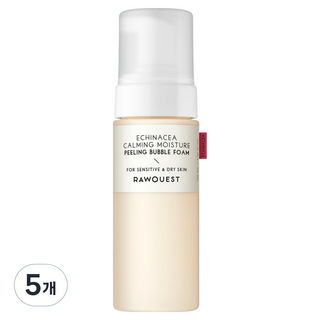 Rawquest 紫錐花舒緩保濕去角質洗顏慕斯, 5瓶, 150ml