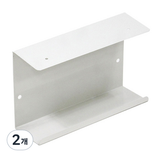 C型電源線整理架, 白色, 2個