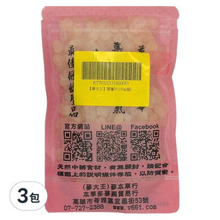 雪蓮片 (皂角米), 150g, 天然食材, 高泡發率, 3包