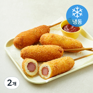 메모 오리지널 핫도그 (냉동), 100g, 2개, 8개입