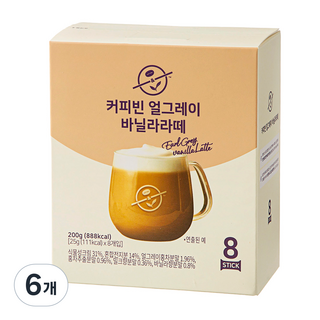 The Coffee Bean 伯爵香草拿鐵, 6個, 25g, 8入