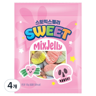 더스위트 스윗믹스젤리, 4개, 100g