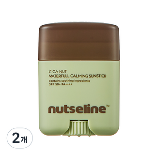 넛세린 시카 넛 워터풀 카밍 선스틱 SPF50+ PA++++, 20g, 2개