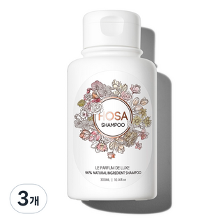 HOSA 香氛洗髮精, 300ml, 3個