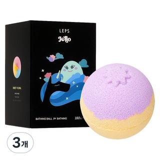 LEPS BOMB 碳酸型果凍沐浴球, 3個, 180g