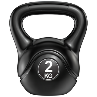 三次方 環保壺鈴 2kg, 黑色, FB024