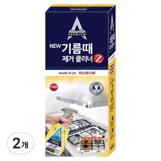 아스토니쉬 NEW 기름때 제거 클리너 제트, 2개, 750ml