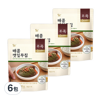 Bon 本粥 辣拌芝麻葉, 80g, 6包