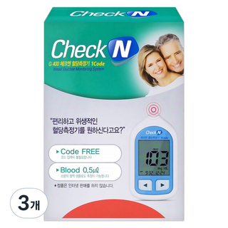 일동제약 체크엔 혈당측정기, G400, 3개