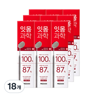 MEDIAN 麥迪安 牙齦科學牙膏 強效薄荷, 120g, 18個