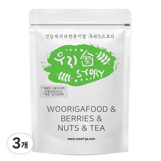 wooriga 杜仲茶三角茶包, 1g, 120入, 3個