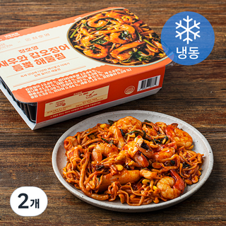 모두의맛집 정호영 새우와 갑오징어 듬뿍 해물찜 (냉동), 2개, 650g