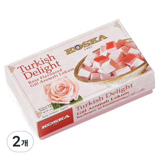 코스카 터키쉬 딜라이트 로즈 젤리, 125g, 2개