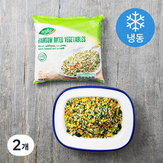아르도 레인보우라이스드 (냉동), 450g, 2개