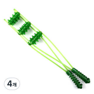 King's Road 滾珠滾輪肩部放鬆按摩器 24輪, 4個, 綠色