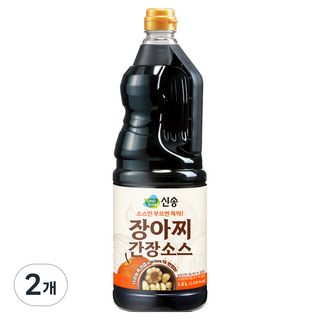 SING SONG 醬菜醬油醬汁, 1.6L, 2個