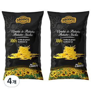 ARGENTE 馬鈴薯條, 250g, 4個